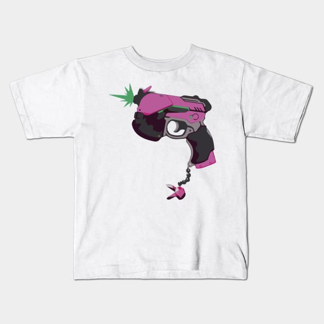 DVa Gun Kids T-Shirt by José Ruiz